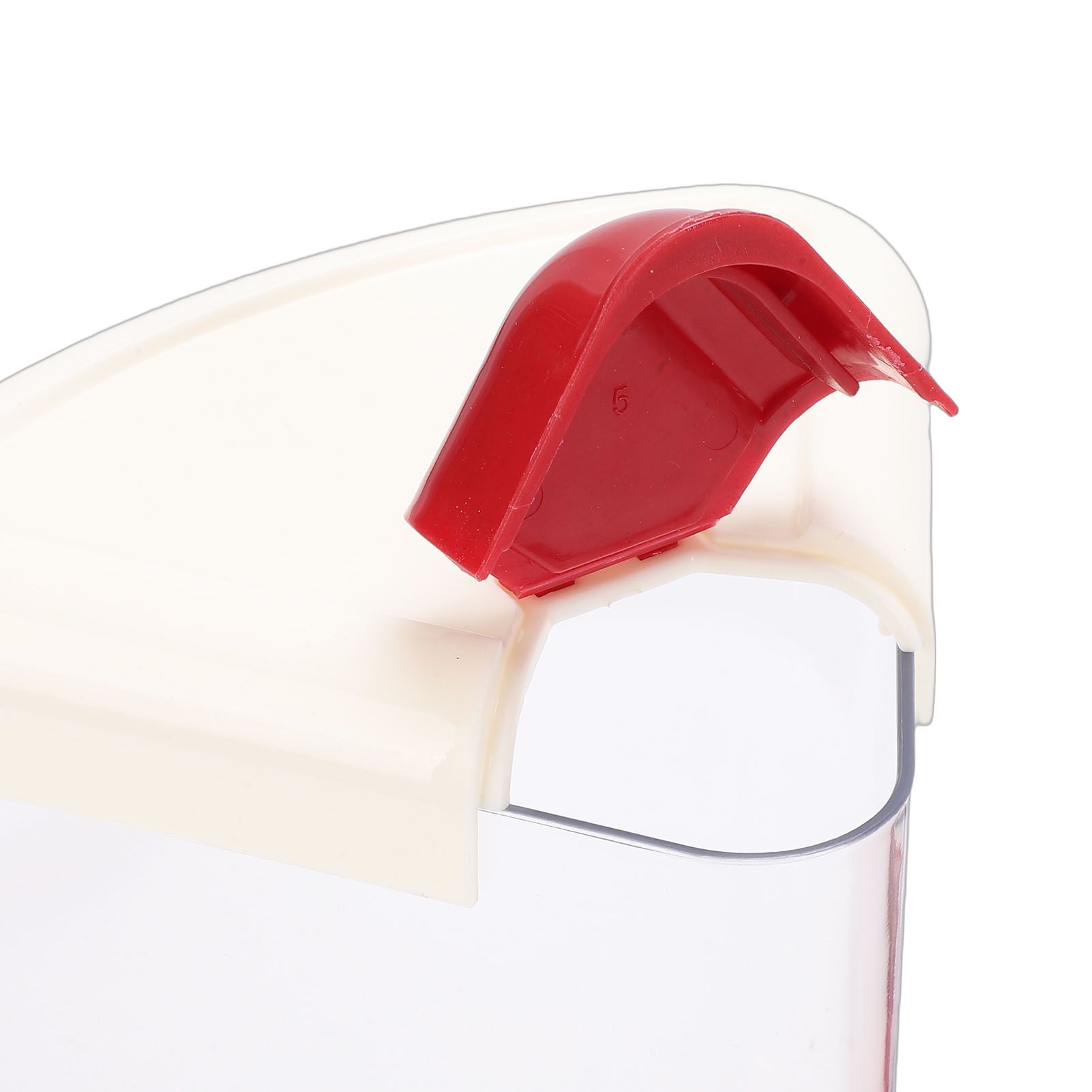Rice Dispenser 5 Grid Food Grade PP PET Airtight 360° Rotating Grain Storage view 5