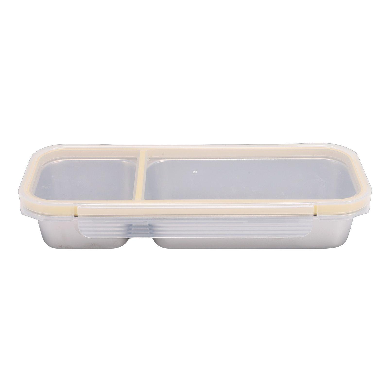 Portable Snack Container 304 Stainless Steel Sealed 2 Compartment Food Storage view 10