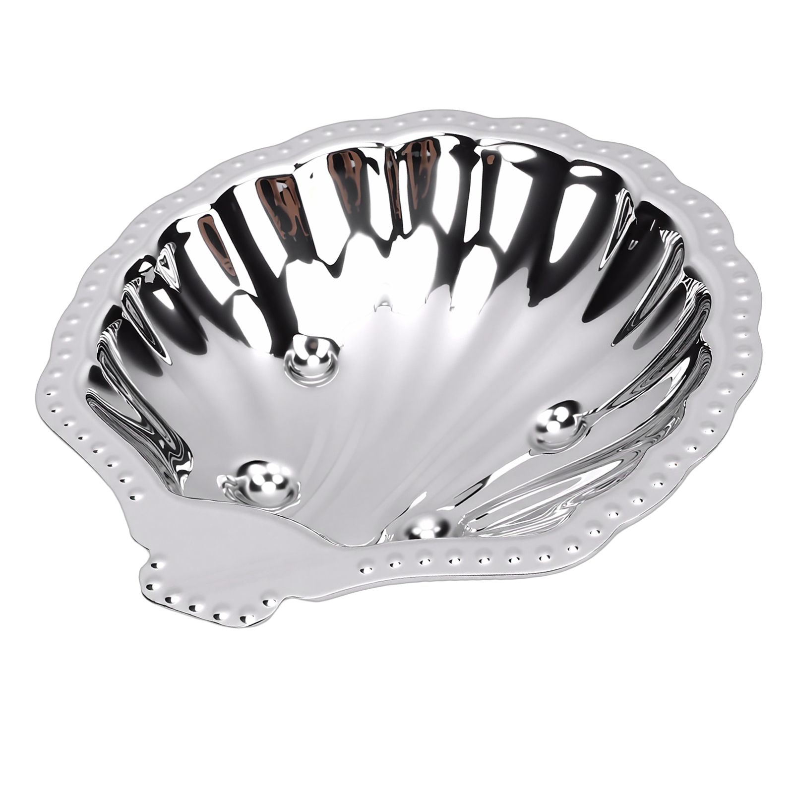Metal Snack Serving Dish 304 Stainless Steel Vintage Shell Shape Jewelry view 11