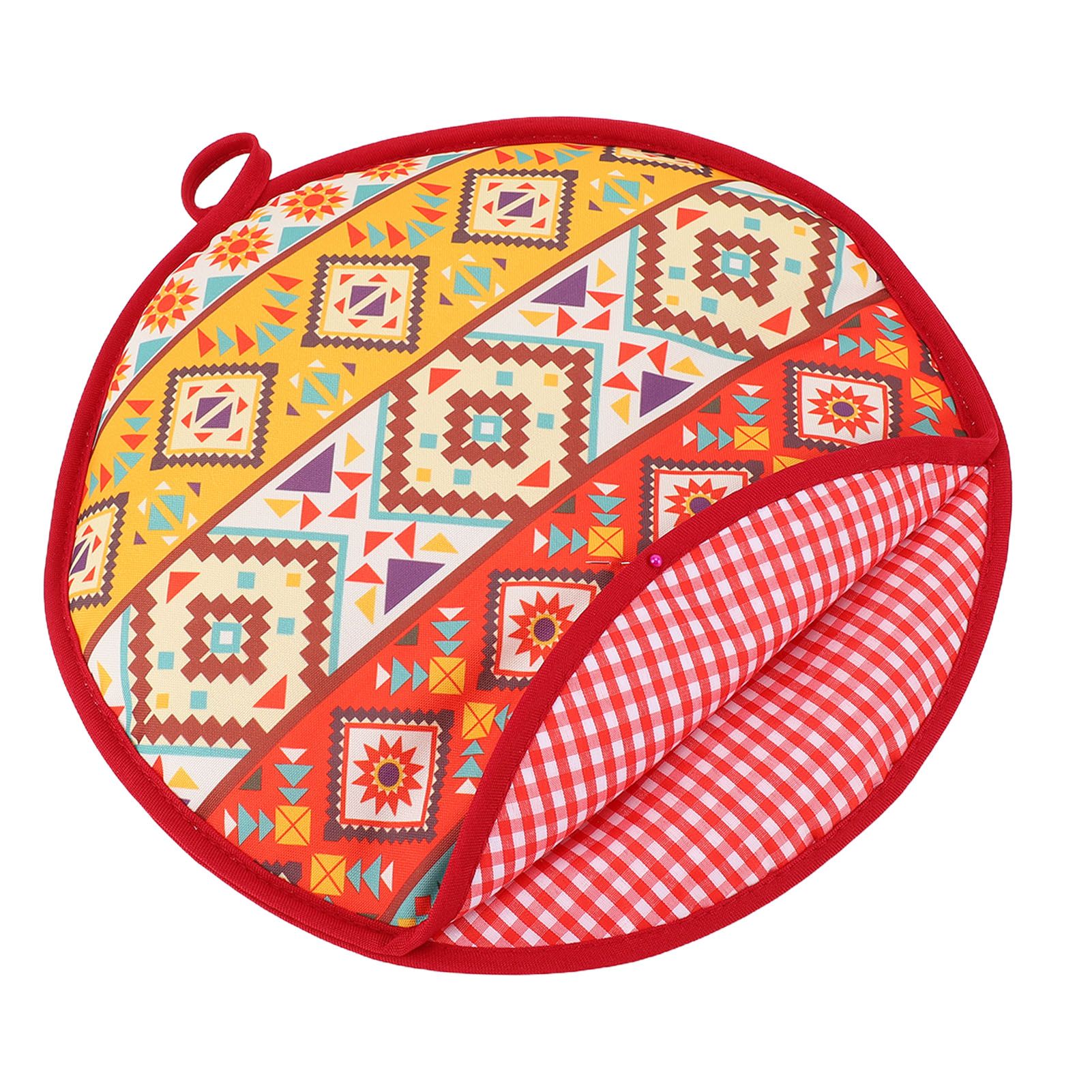 Tortilla Warmer Pouch 11.81in Microwavable Fabric Tortilla Heater Pouch view 11