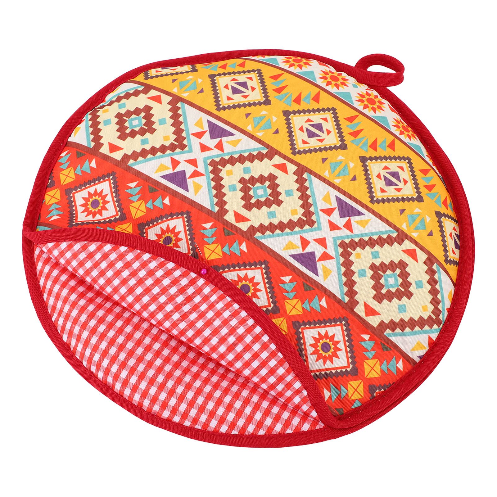 Tortilla Warmer Pouch 11.81in Microwavable Fabric Tortilla Heater Pouch view 12