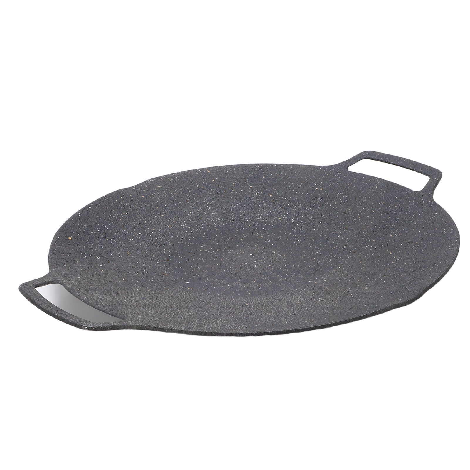 Round BBQ Grill Pan Anti Stick Coating Induction Cooker Griddle Plate for view 4