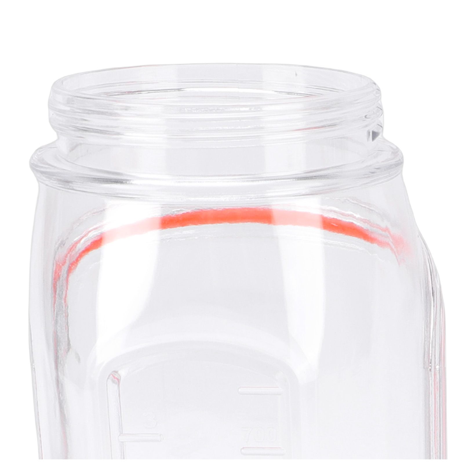 Salad Jar Plastic Reusable Side Open Leakproof Portable Salad Container with view 2