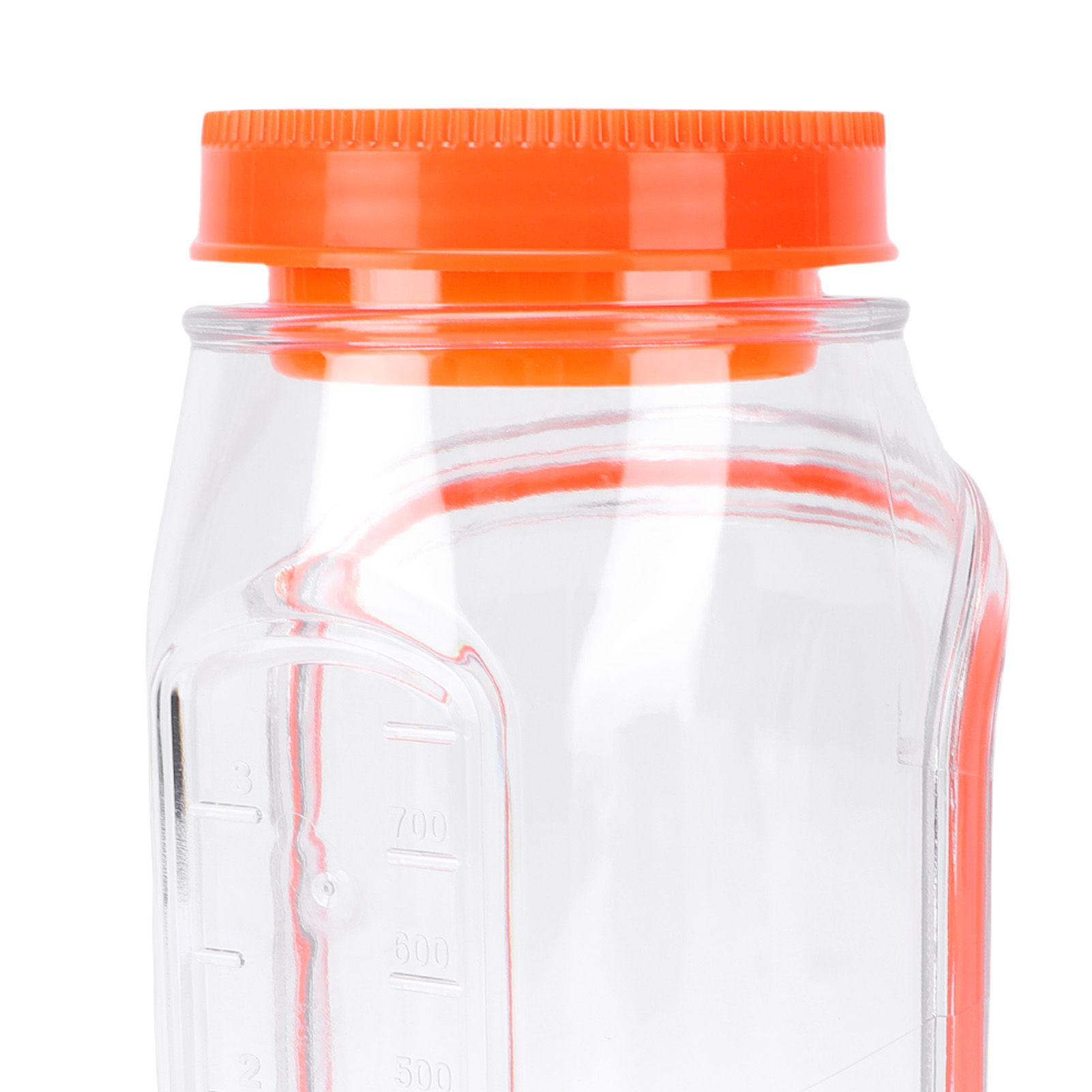 Salad Jar Plastic Reusable Side Open Leakproof Portable Salad Container with view 5