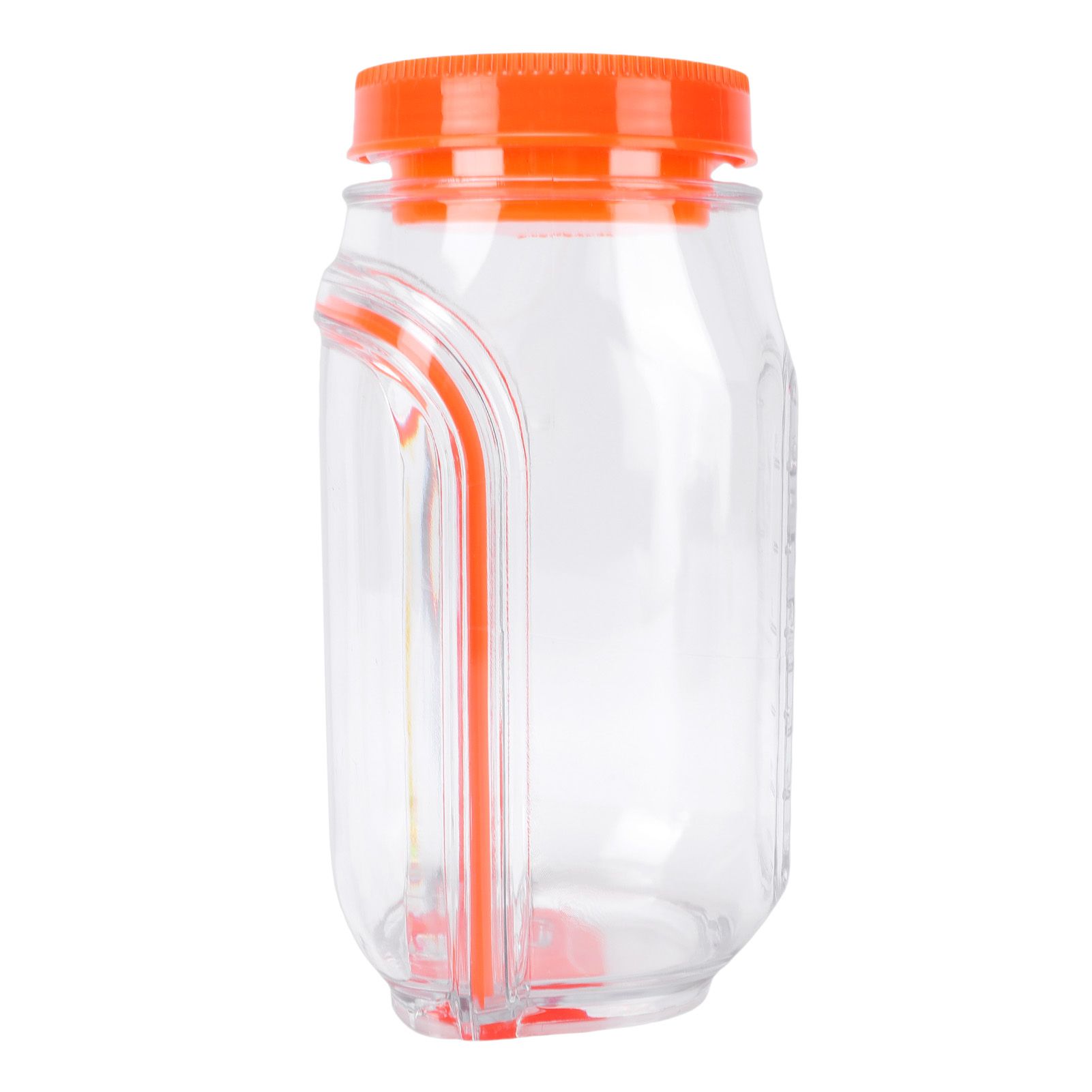 Salad Jar Plastic Reusable Side Open Leakproof Portable Salad Container with view 6