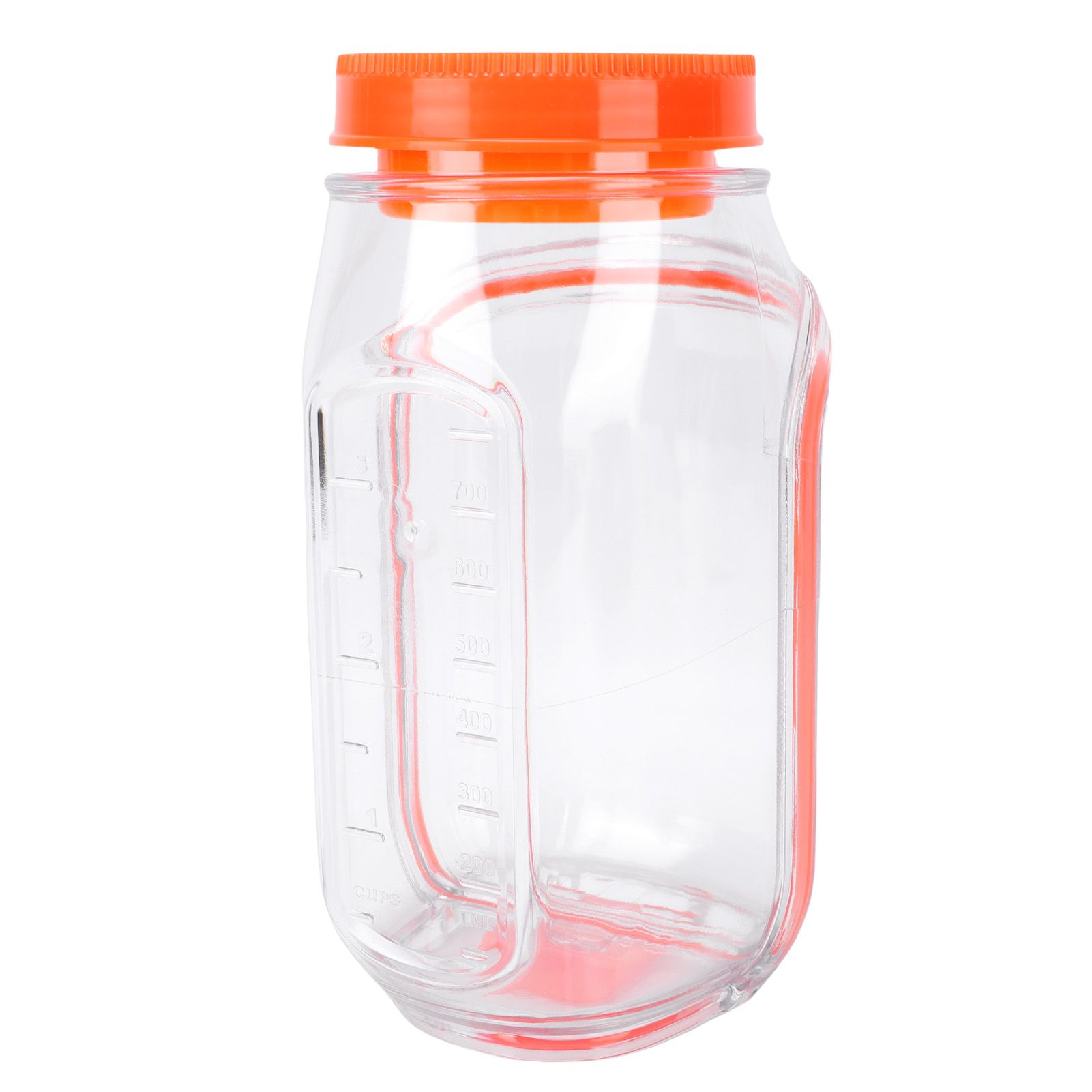 Salad Jar Plastic Reusable Side Open Leakproof Portable Salad Container with view 9