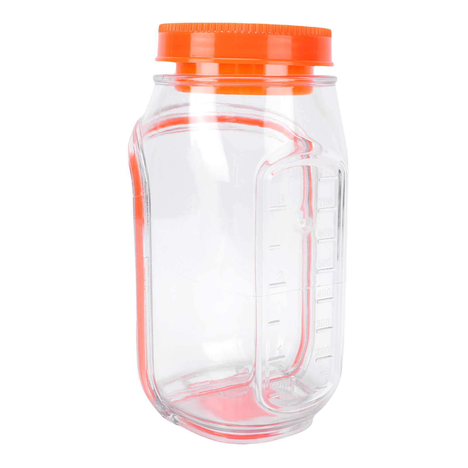Salad Jar Plastic Reusable Side Open Leakproof Portable Salad Container with view 10