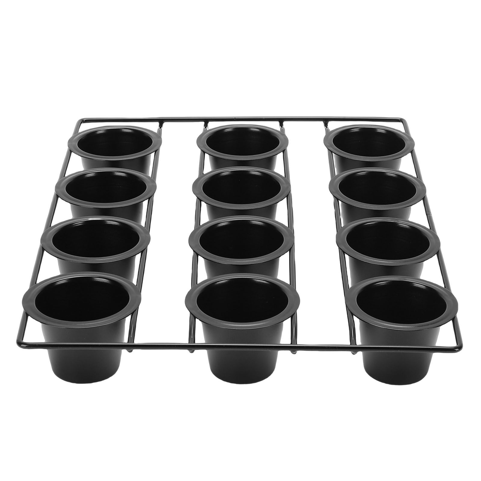12 Cup Muffin Pan Carbon Steel Cupcake Baking Pan Anti Stick Cupcake Tin for