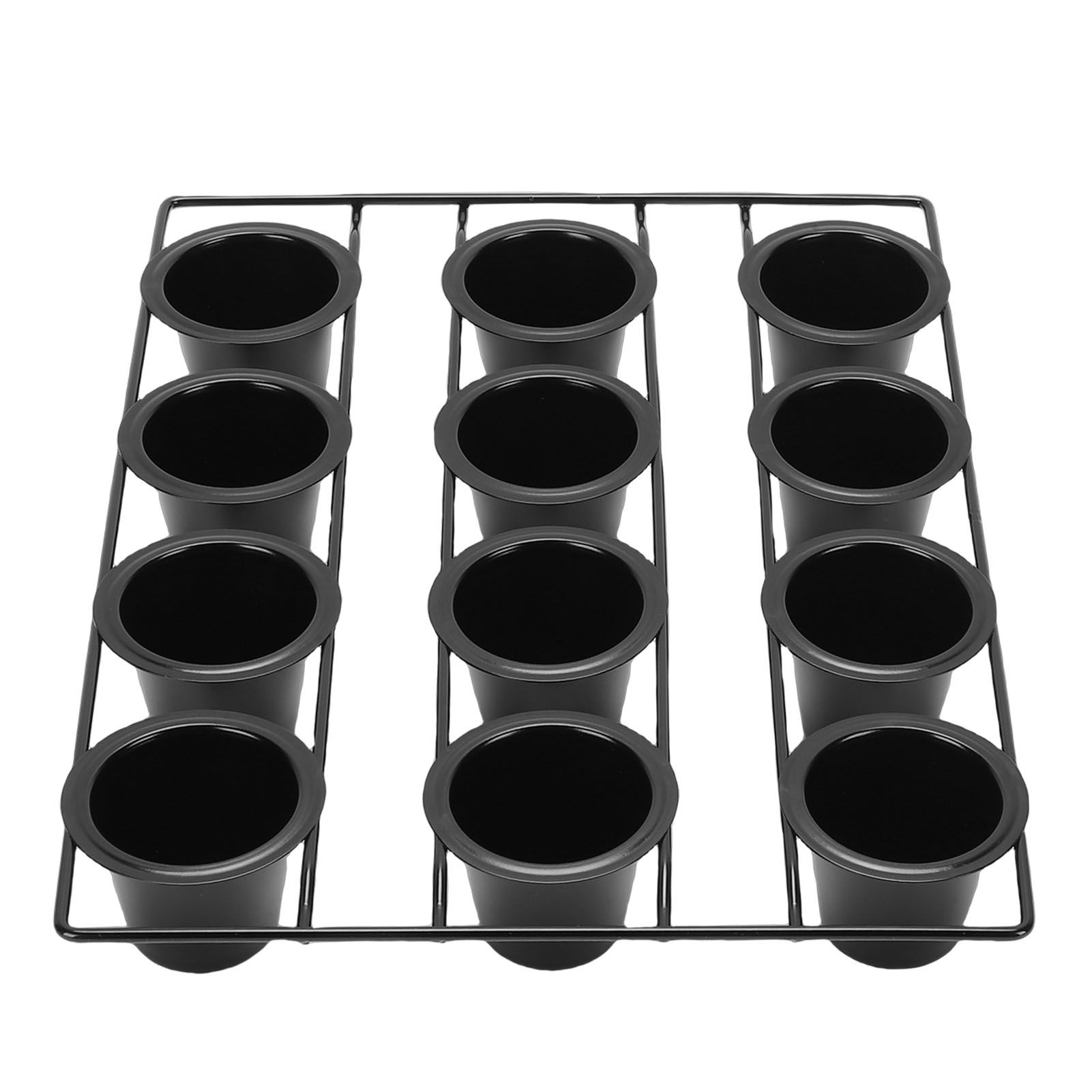 12 Cup Muffin Pan Carbon Steel Cupcake Baking Pan Anti Stick Cupcake Tin for view 4