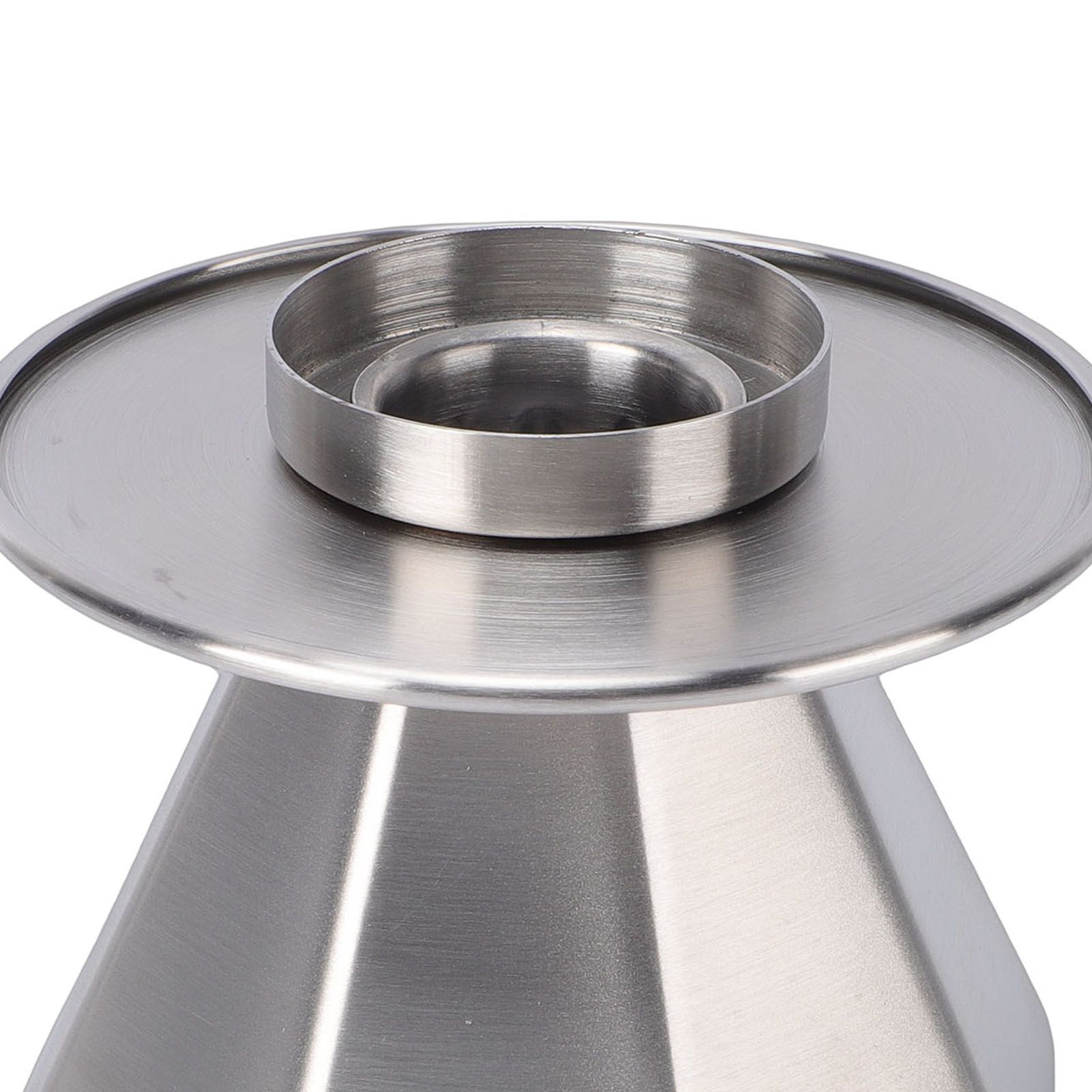 Pour Over Coffee Dripper 304 Stainless Steel Double Layer Octagonal Metal Cone view 7
