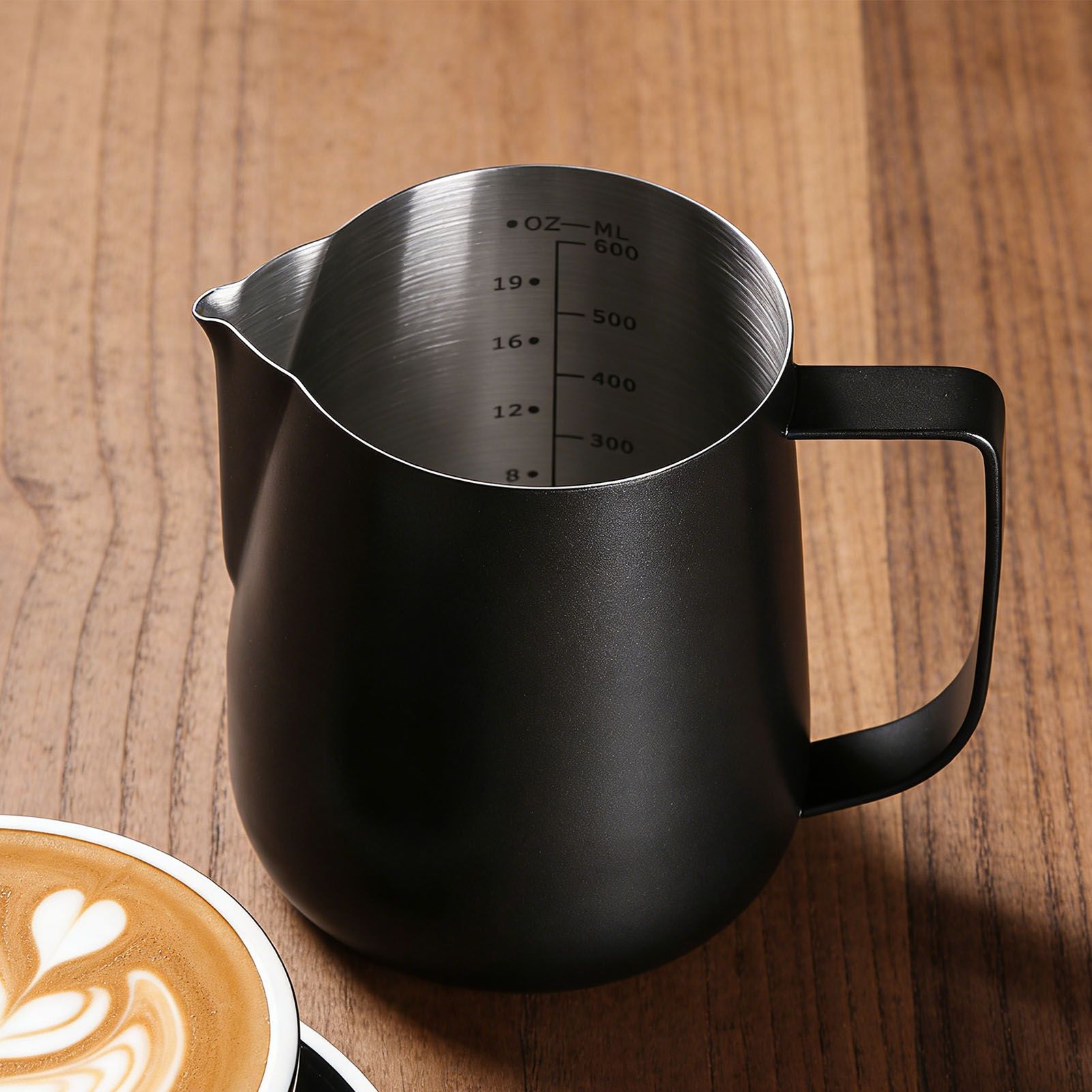 Milk Frothing Pitcher 700ML Capacity 304 Stainless Steel Anti Drip Spout view 11