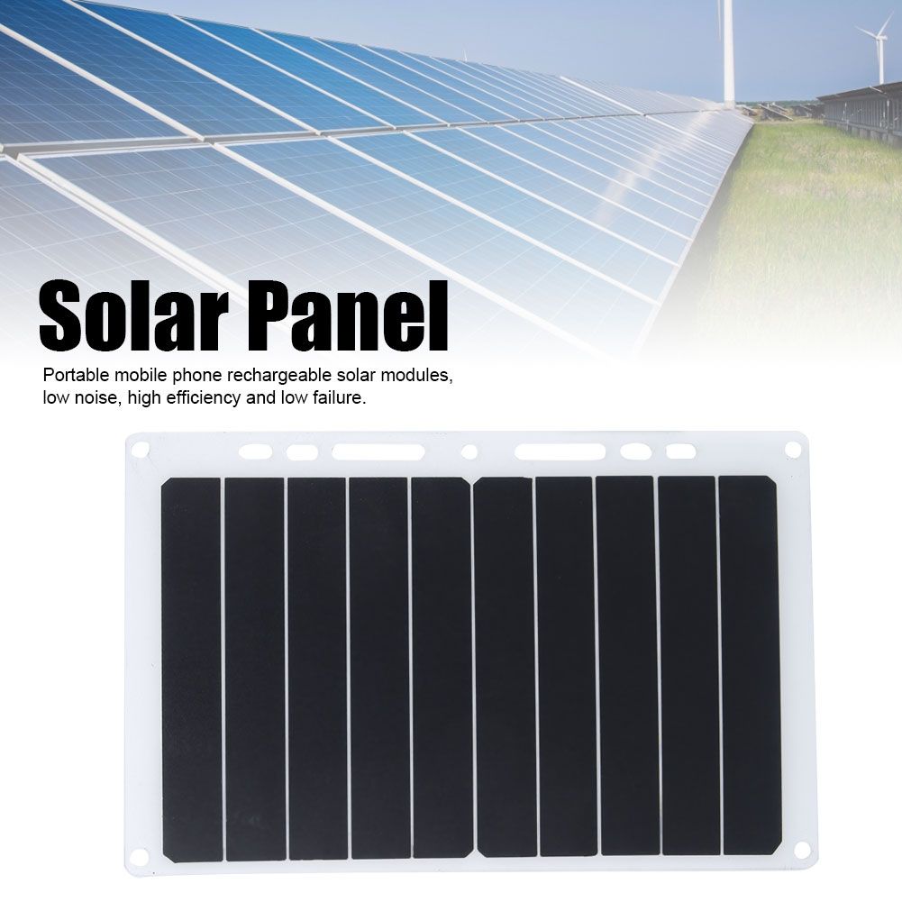 Solar Power Panel Assembly Accessory Monocrystalline Silicon Phone Charge view 7