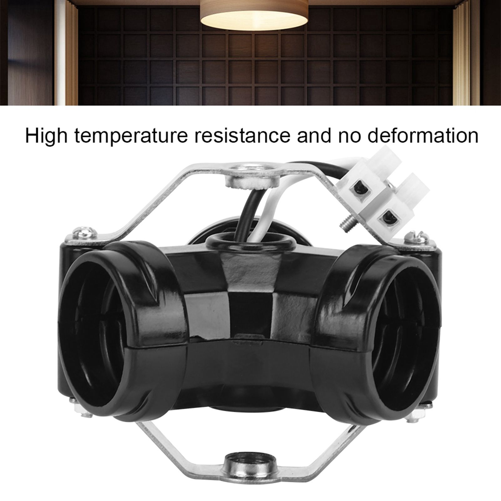 2Pcs 3-Heads E27 Lamp Base Holder Light Bulb DIY Accessories for Incandescent view 11