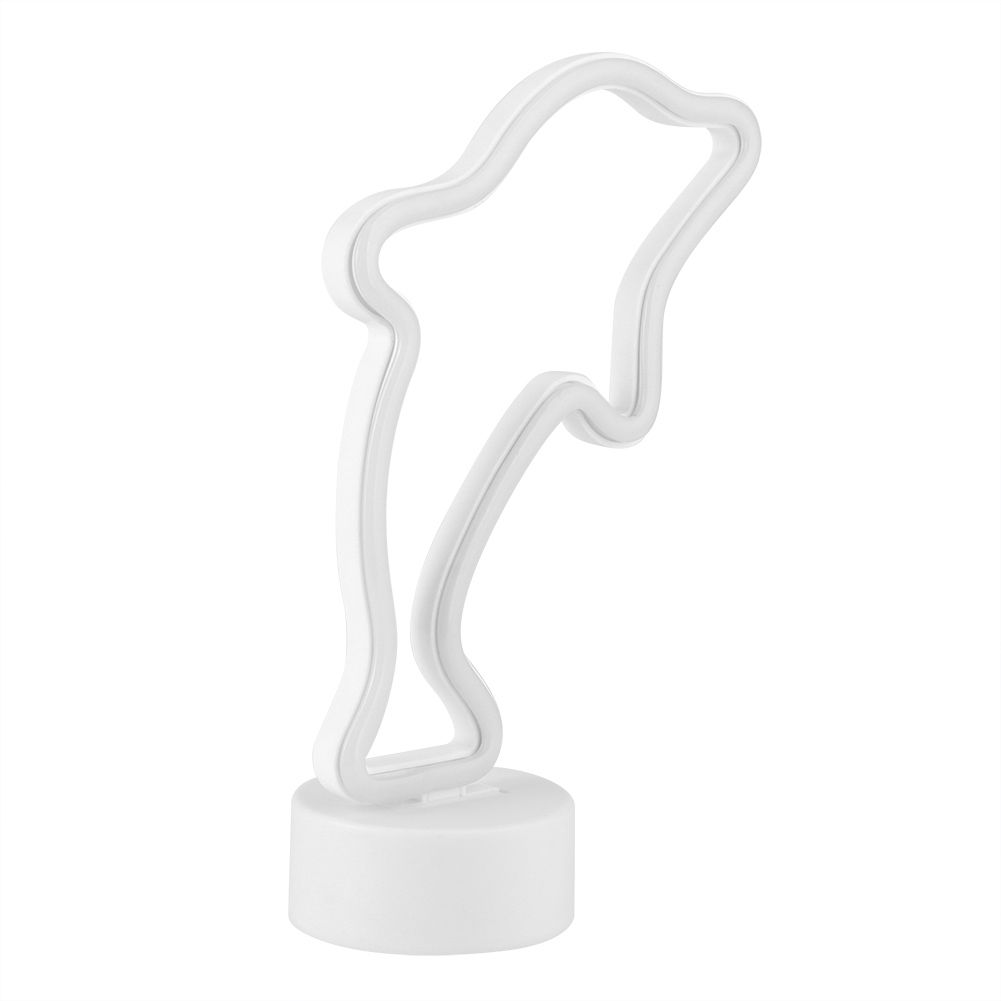 Dolphin Shaped LED Neon Light Waterproof Small Night Light Lamp for Room Decor view 6