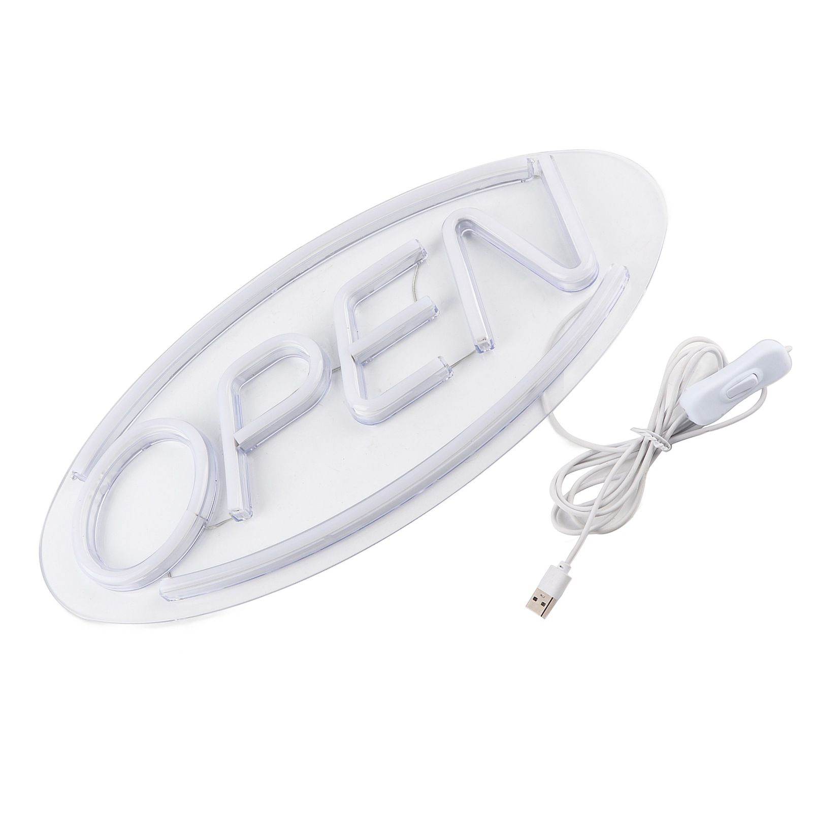 OPEN Letters Shaped Hanging LED Neon Light Shop Signs USB LED Light for Home Store view 4