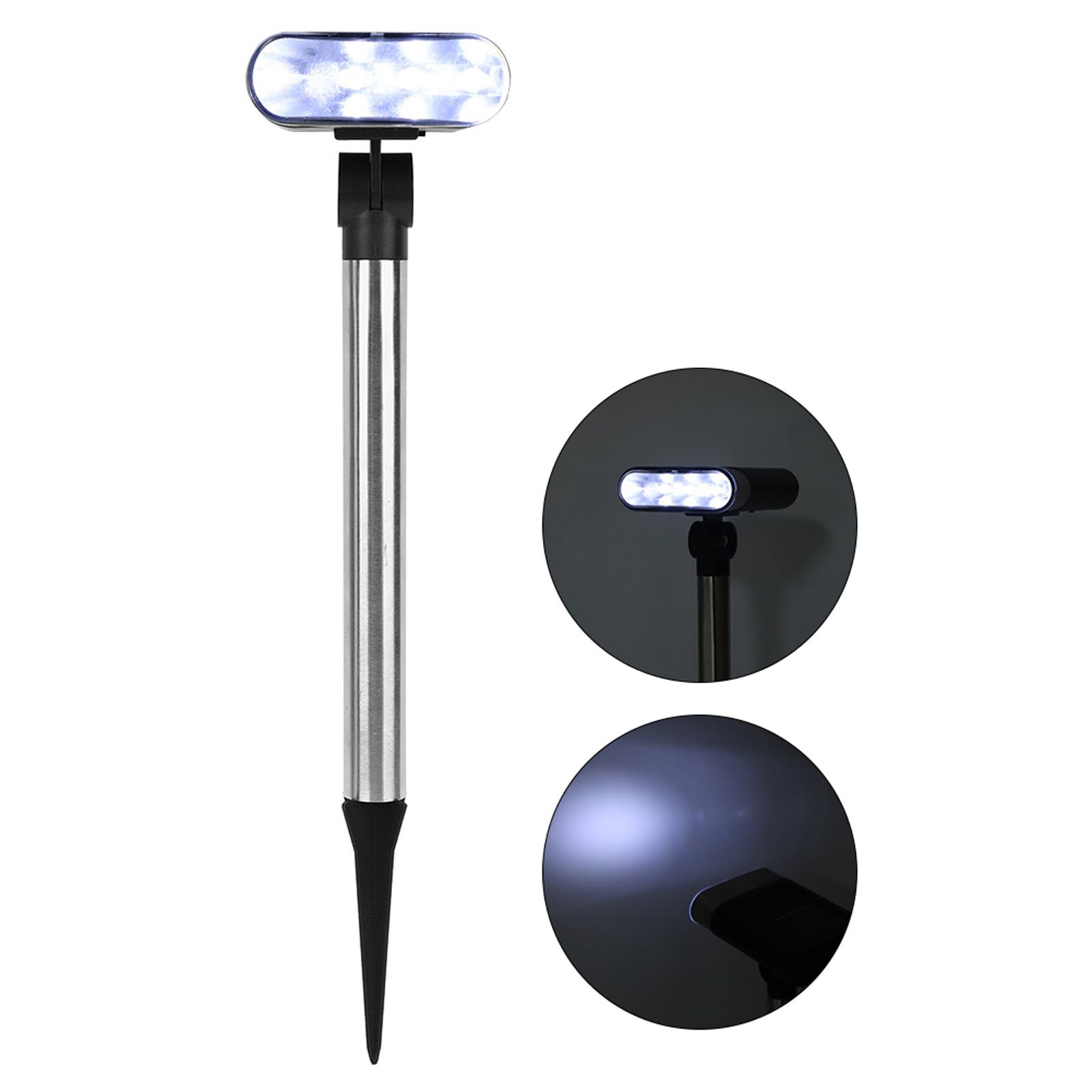 Outdoor Waterproof 3 LED Solar Power Spot Light Garden Yard Lawn Lamp Decoration
