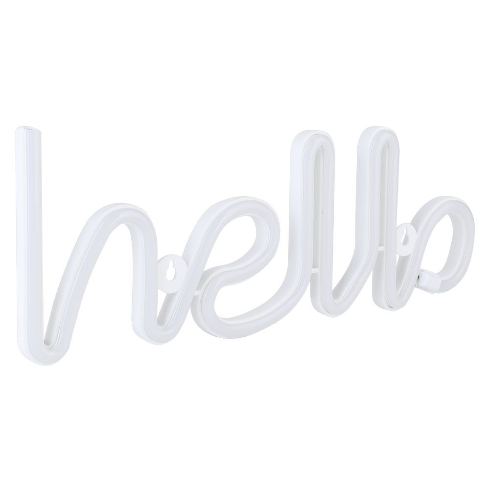 Unique Hello English Letter Shape LED Light Decorative Light for Proposal view 5
