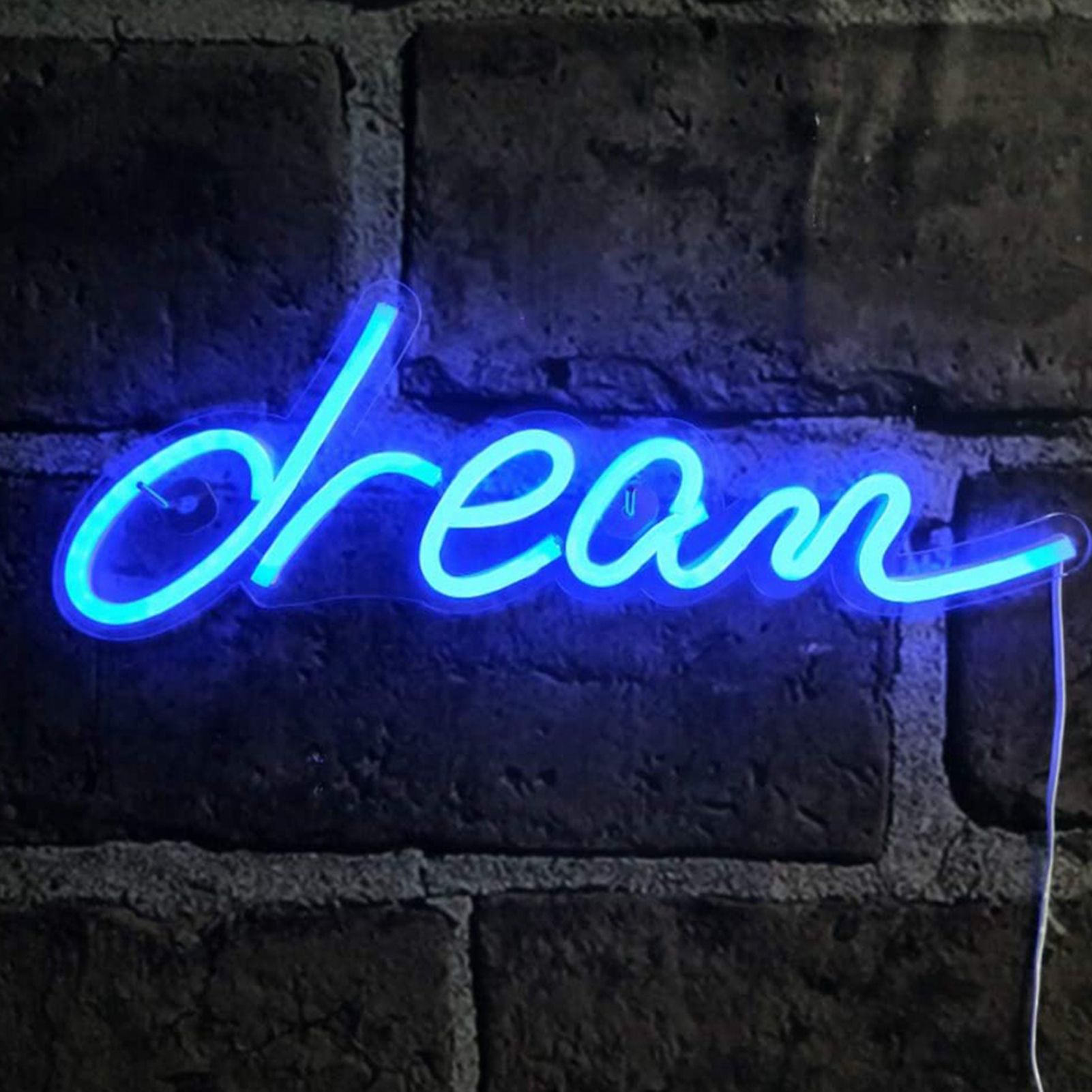 Distinctive Dream Shape English Letters LED Light Home Party Wedding view 4
