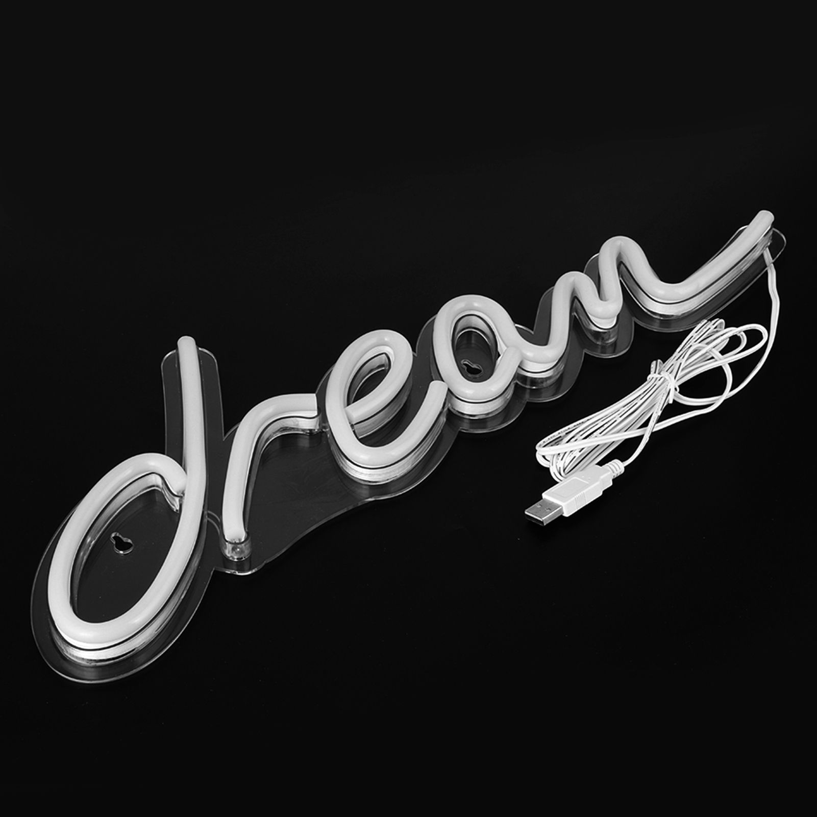 Distinctive Dream Shape English Letters LED Light Home Party Wedding view 6