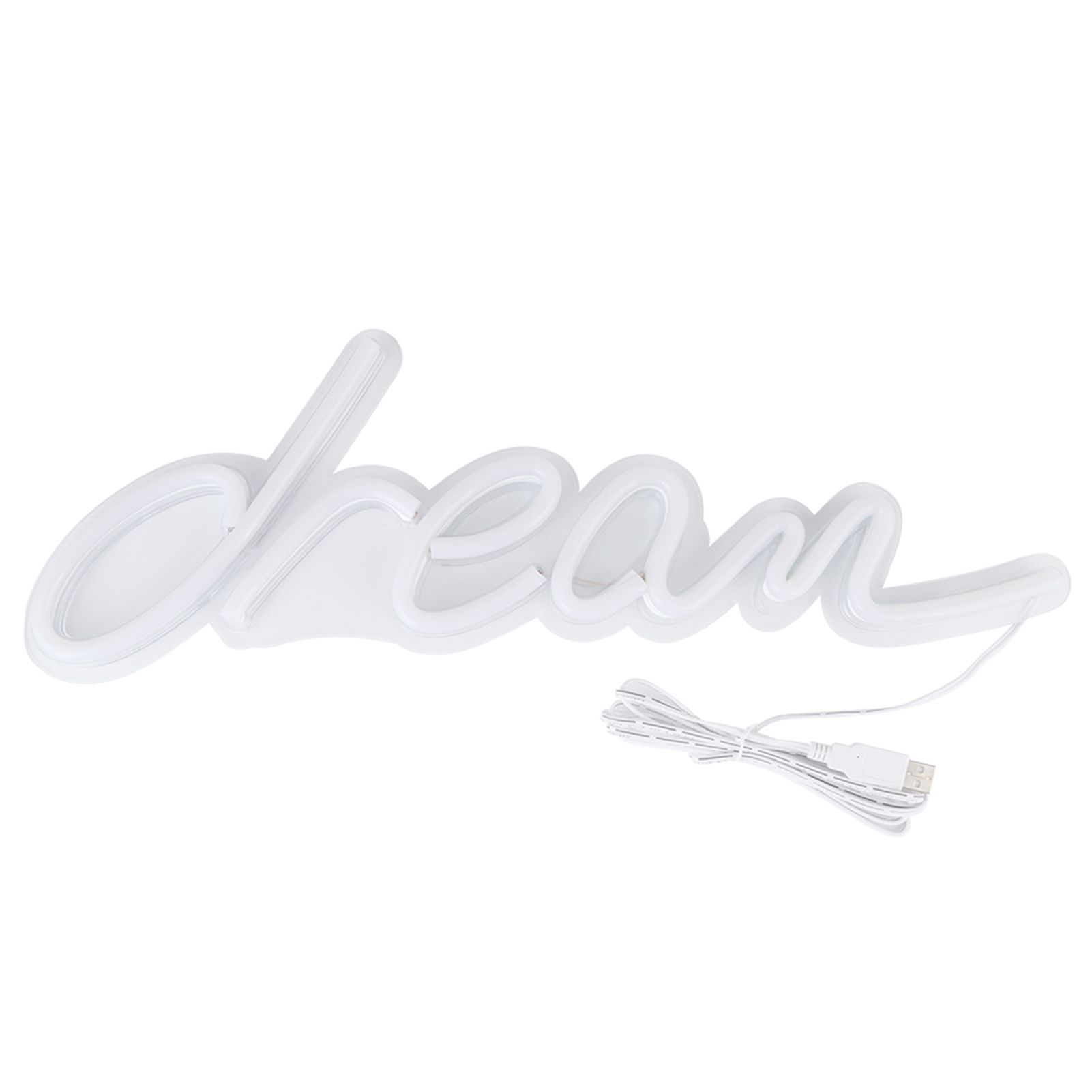 Distinctive Dream Shape English Letters LED Light Home Party Wedding view 9