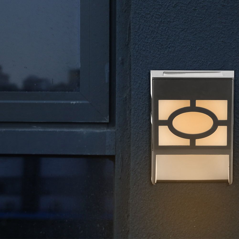 Retro Style Solar Wall Light Outdoor Rainproof LED Wall Color Lamp for Garden view 4
