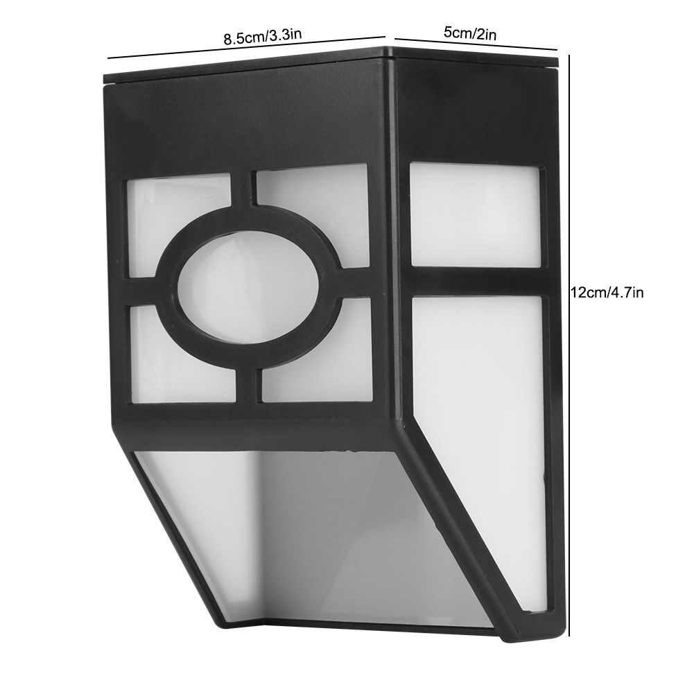 Retro Style Solar Wall Light Outdoor Rainproof LED Wall Color Lamp for Garden view 12