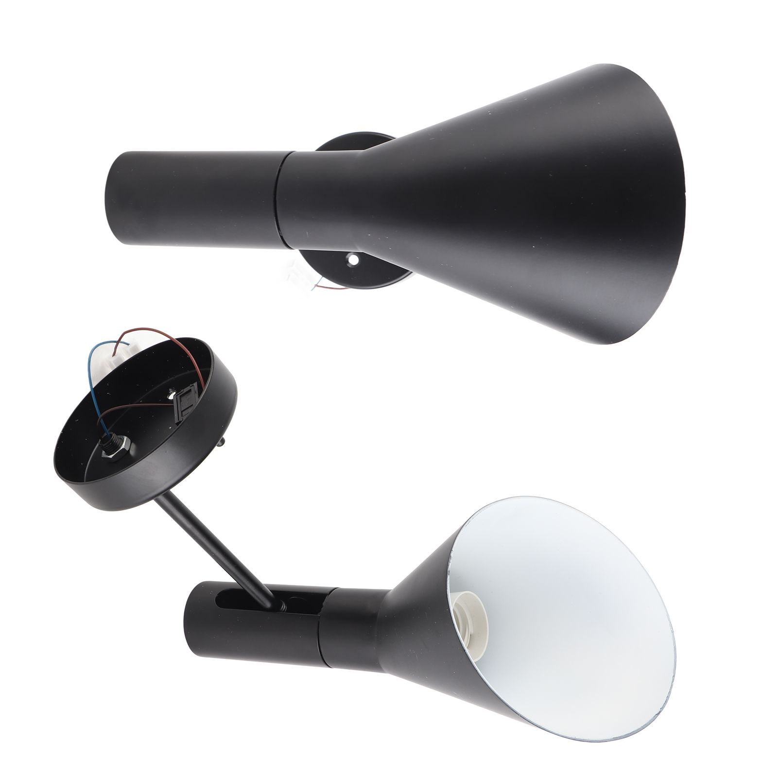 E27 Simply Modern Bedside Lamp Wall Light Adjustable Head for Cafe Hall view 4