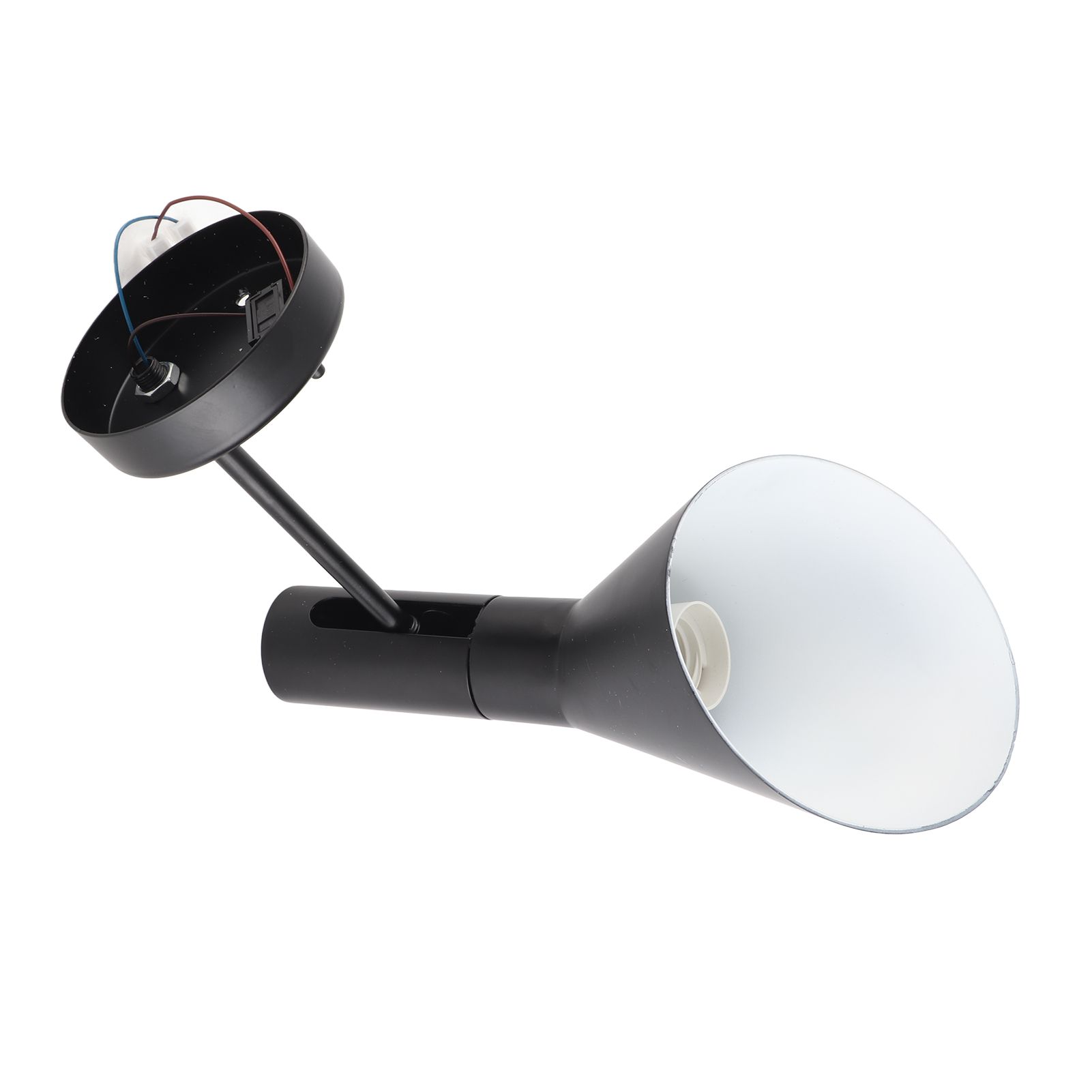 E27 Simply Modern Bedside Lamp Wall Light Adjustable Head for Cafe Hall view 5