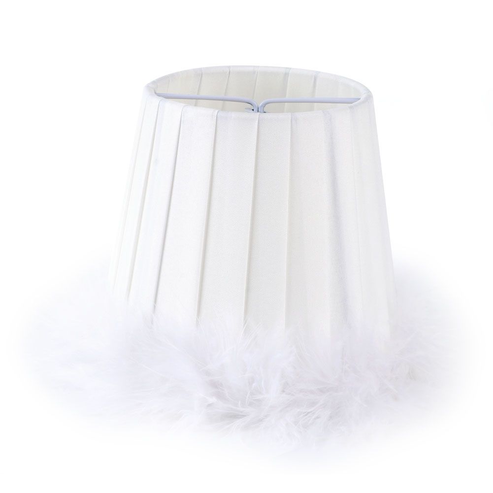 Feather Cloth Chandelier Pendant Lamp Lampshade Wall Light Lampshade for Home view 2