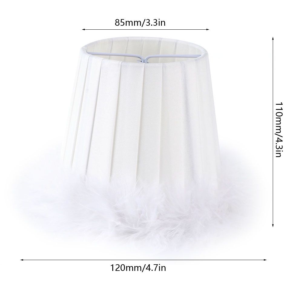 Feather Cloth Chandelier Pendant Lamp Lampshade Wall Light Lampshade for Home view 7