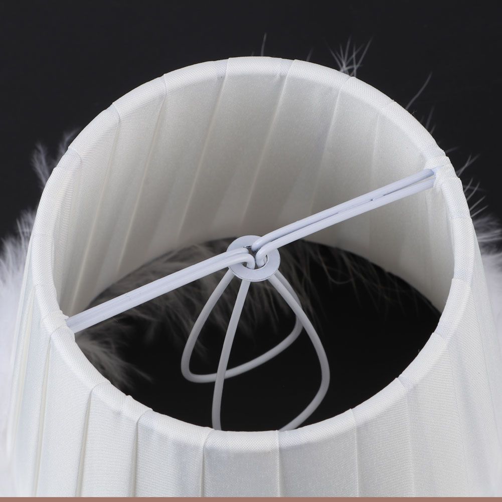 Feather Cloth Chandelier Pendant Lamp Lampshade Wall Light Lampshade for Home view 10
