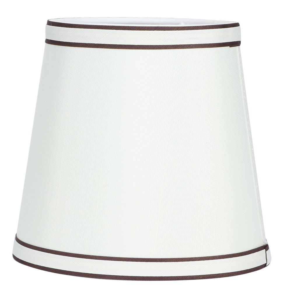 Household Fabric Chandelier Lampshade Wall Hanging Pendant Light Cover Shade Beige view 2