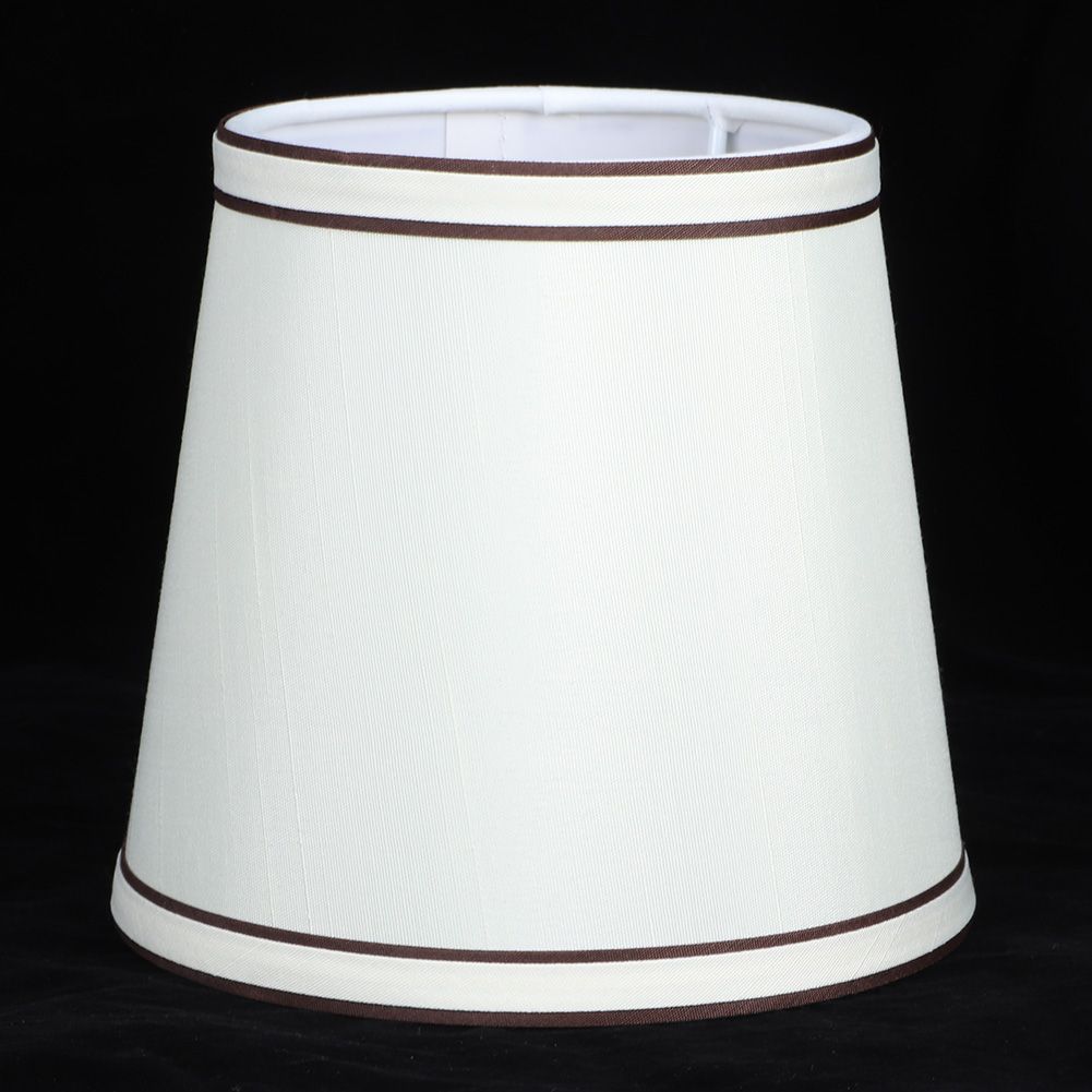 Household Fabric Chandelier Lampshade Wall Hanging Pendant Light Cover Shade Beige view 10