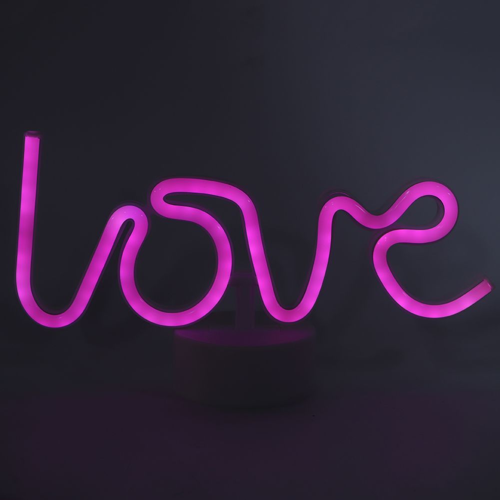 Innovative Unique Shape English Letter LED Light Home Bedroom Night Light view 4