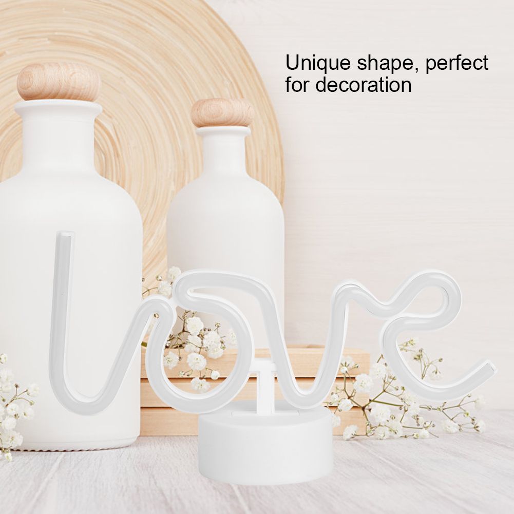 Innovative Unique Shape English Letter LED Light Home Bedroom Night Light view 7