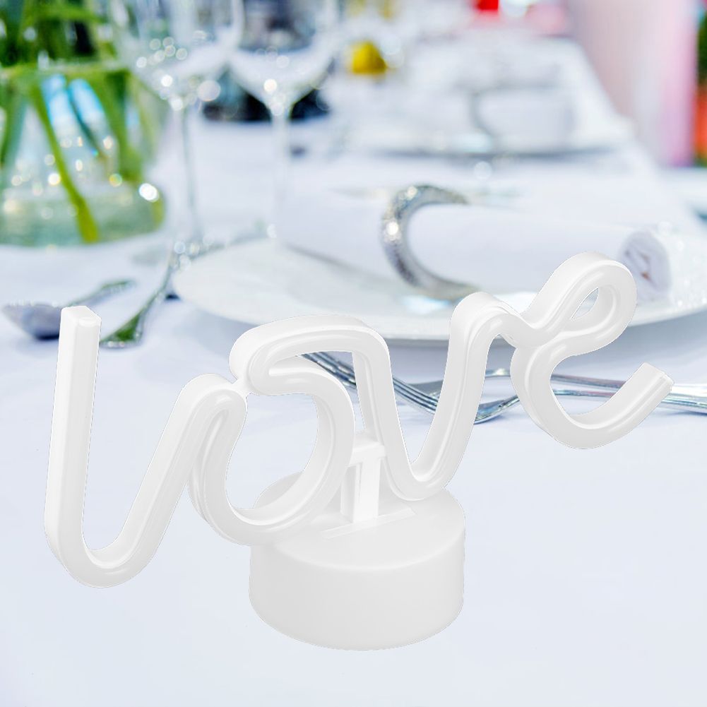 Innovative Unique Shape English Letter LED Light Home Bedroom Night Light view 10