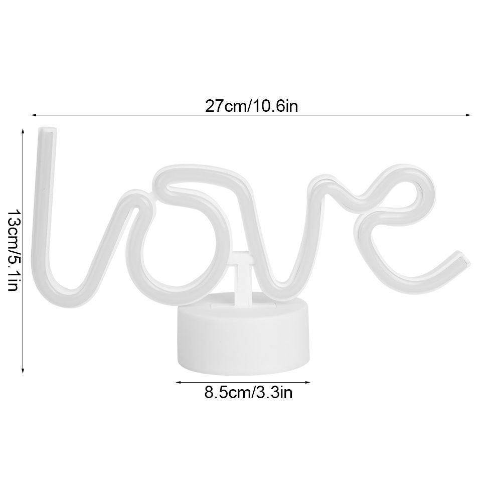 Innovative Unique Shape English Letter LED Light Home Bedroom Night Light view 11