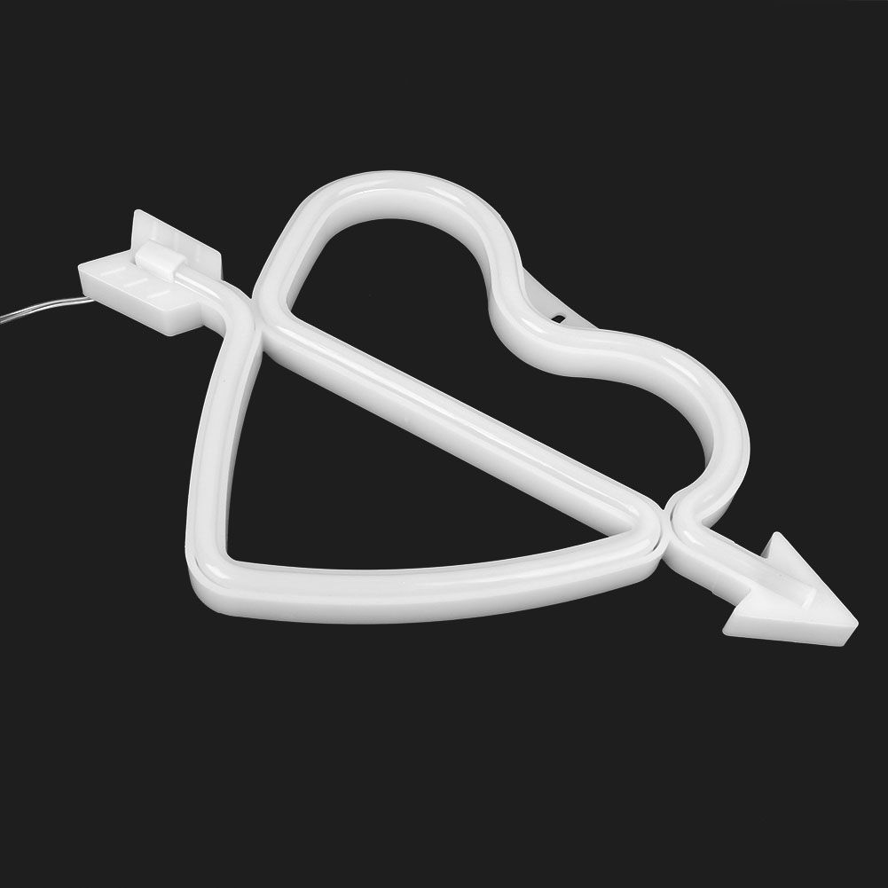 Adorable Heart shape LED Light Decorative Wall Hanging Lamp for Bedroom view 9