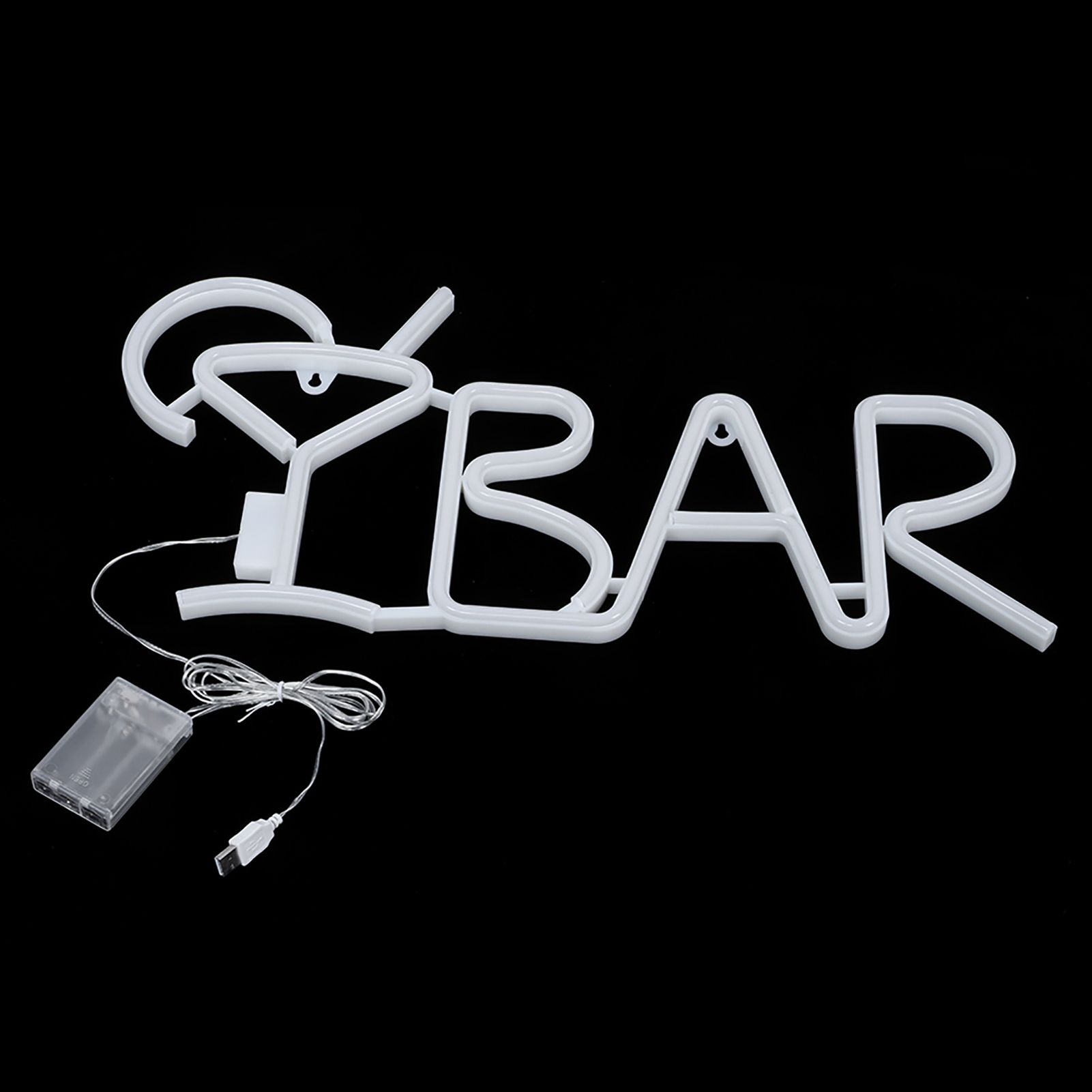 BAR Letters Shaped LED Neon Light Shop Signs Light for Party Bar Home DecorPurple view 3