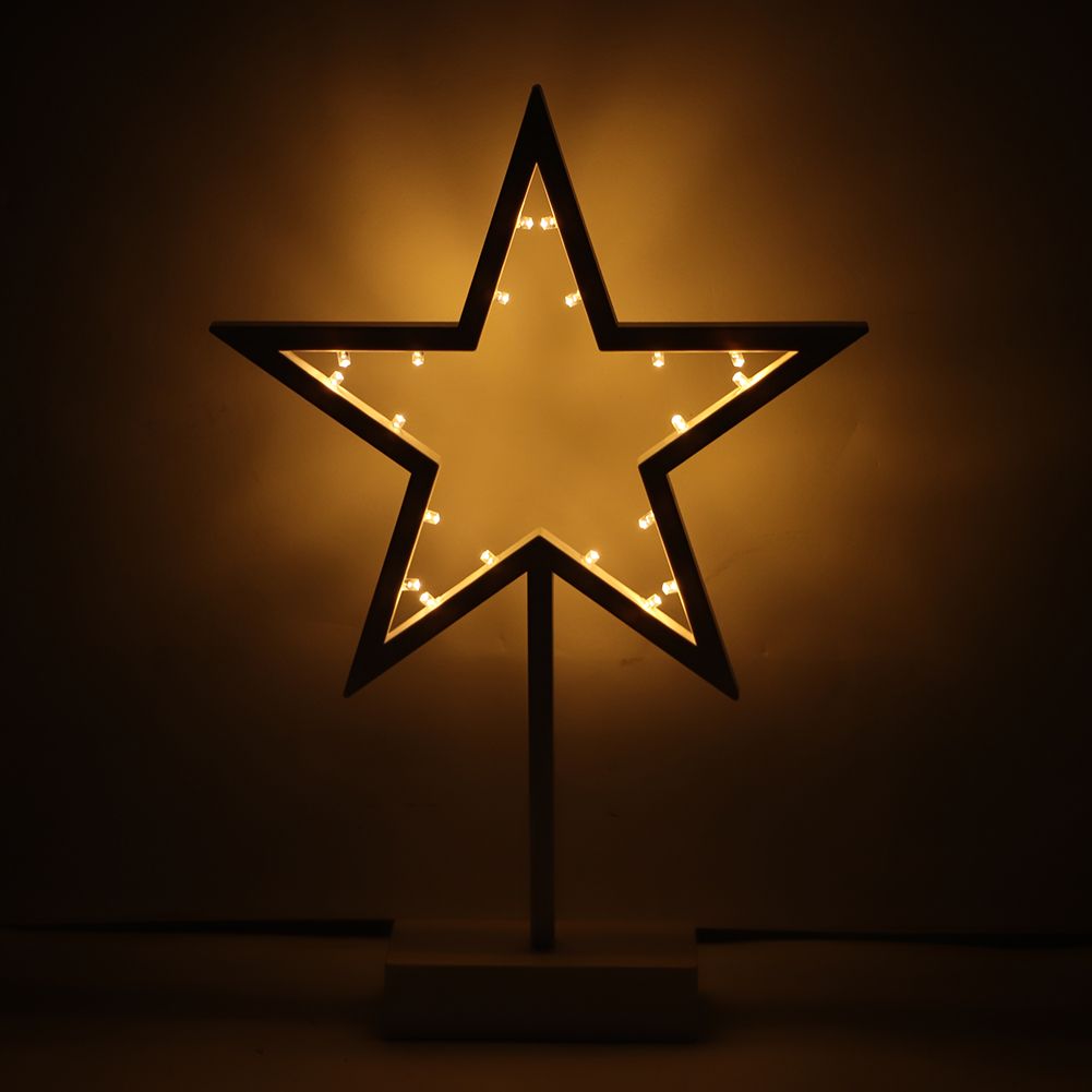 Star Shape LED Night Light Table Night Lamp Home Room Xmas Christmas Decor Kid view 6