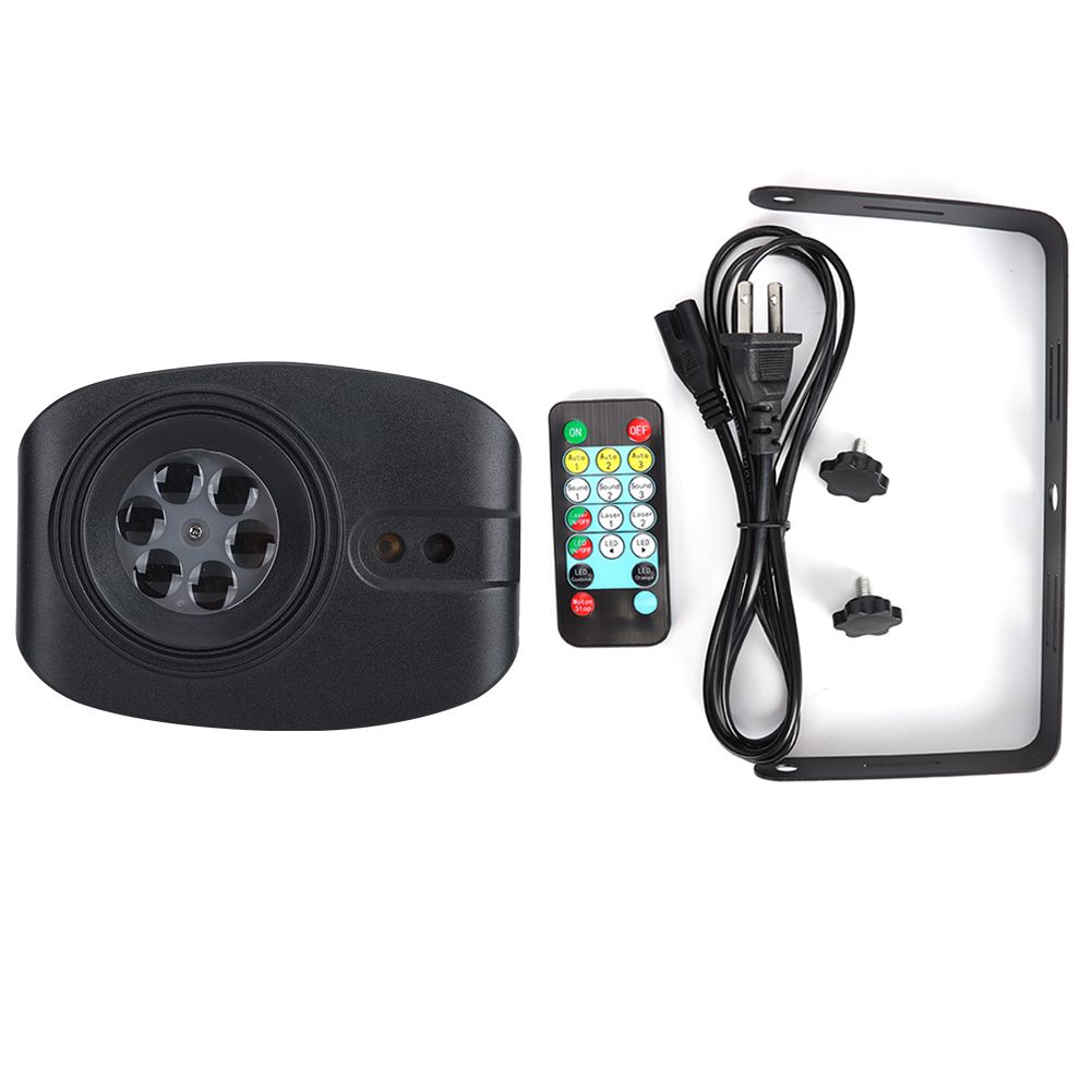 Clear Patterned Projection Light Colorful Rotating Voice Control Stage Light view 2