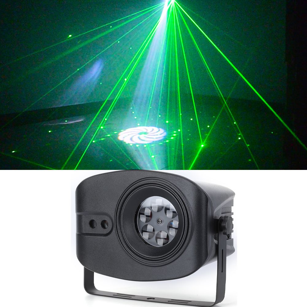 Clear Patterned Projection Light Colorful Rotating Voice Control Stage Light view 7