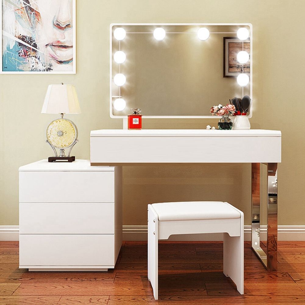 10-Bulb Wall LED Mirror Fill Light Makeup Bulb Light String for Daily view 3