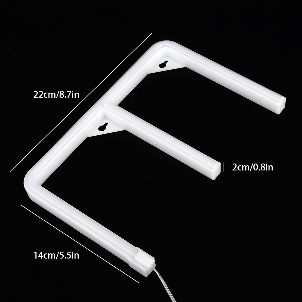 Stylish Unique E Shape LED Letter Light Decorative Light for Wedding Party view 11