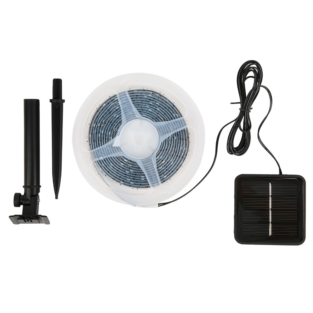 3meter 90LED Solar Power Waterproof Flexible Light Stripe for Christmas Tree view 2