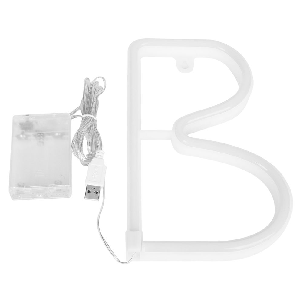 Unique English Letter B Shape LED Decorative Light for Wedding Party Home view 2