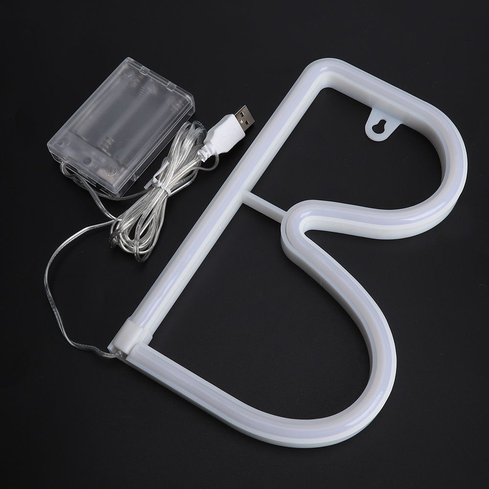 Unique English Letter B Shape LED Decorative Light for Wedding Party Home view 7