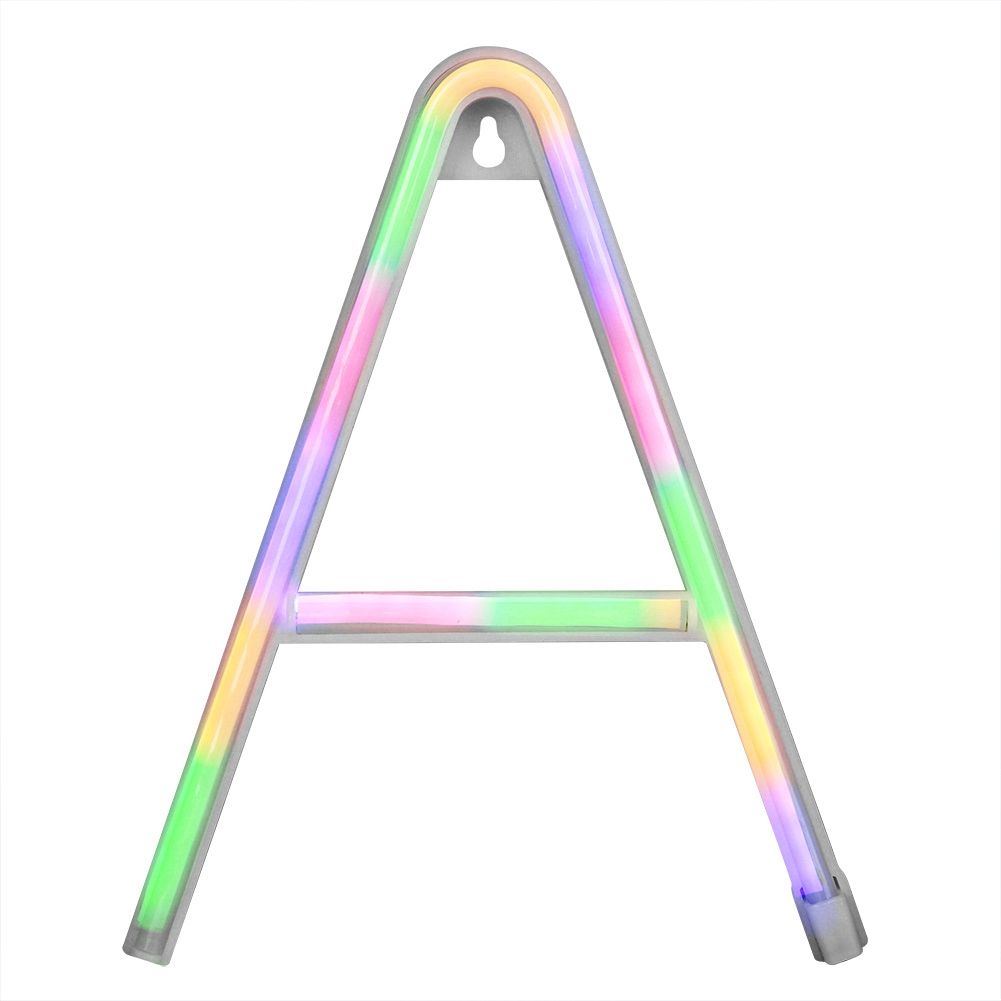 Distinctive English Letter A Shape LED Light for Christmas Wedding Birthday view 4