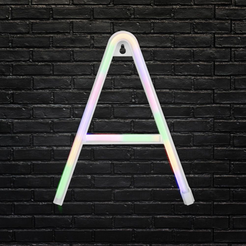 Distinctive English Letter A Shape LED Light for Christmas Wedding Birthday view 6