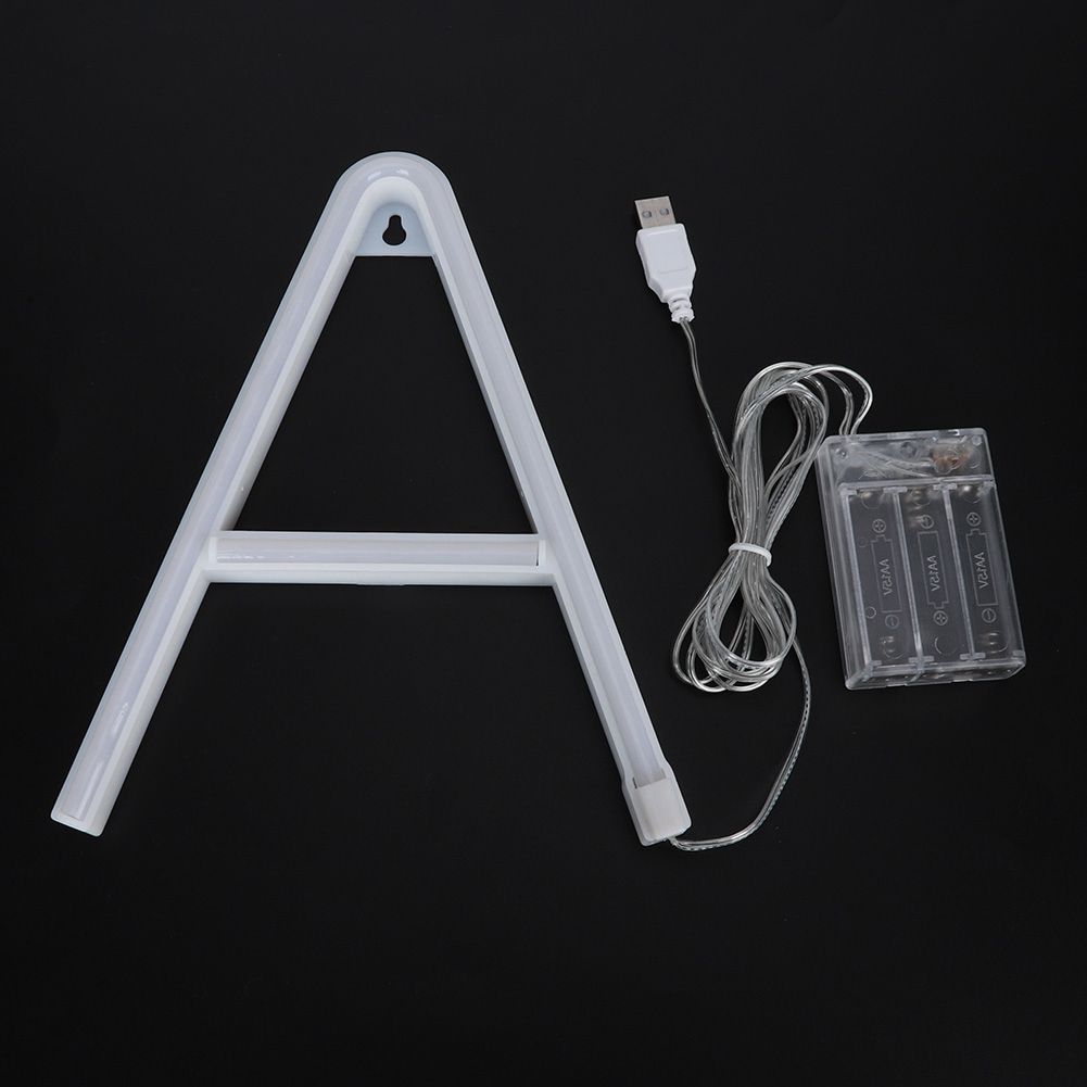 Distinctive English Letter A Shape LED Light for Christmas Wedding Birthday view 8